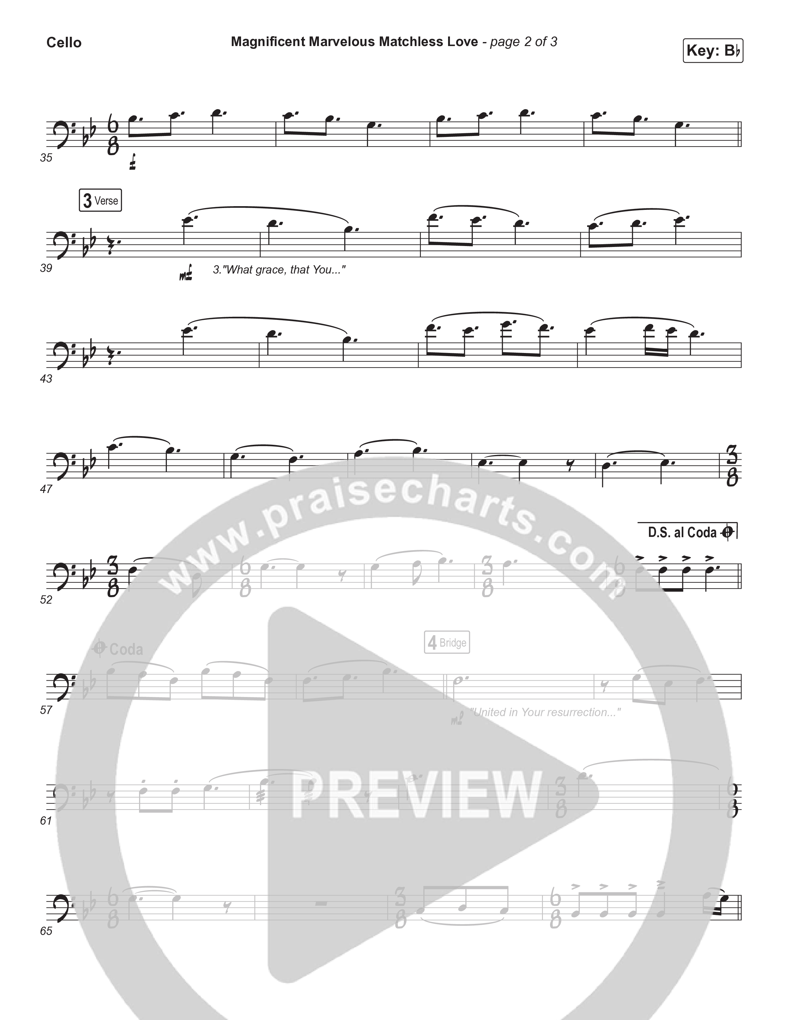 Magnificent Marvelous Matchless Love Cello (Matt Boswell / Matt Papa)