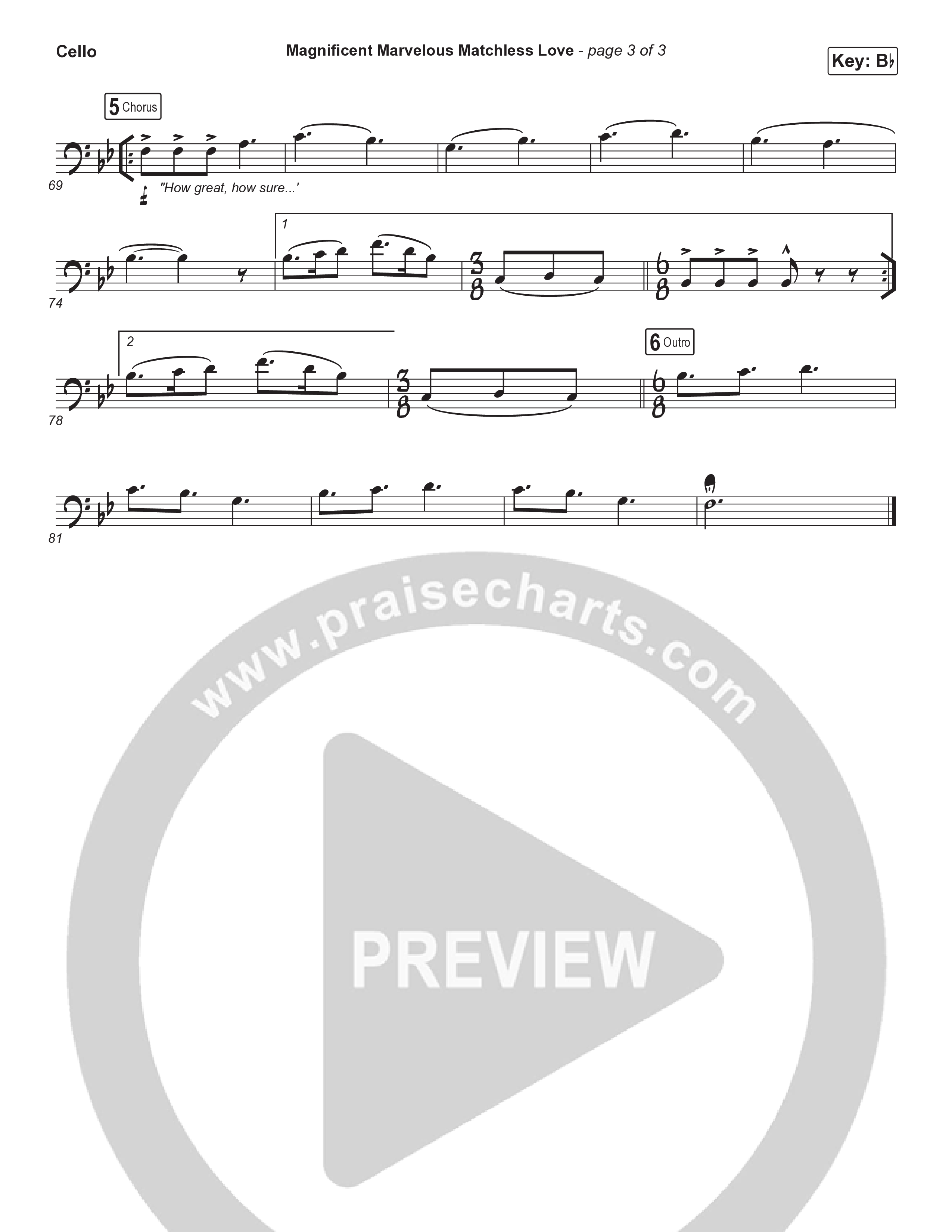 Magnificent Marvelous Matchless Love Cello (Matt Boswell / Matt Papa)