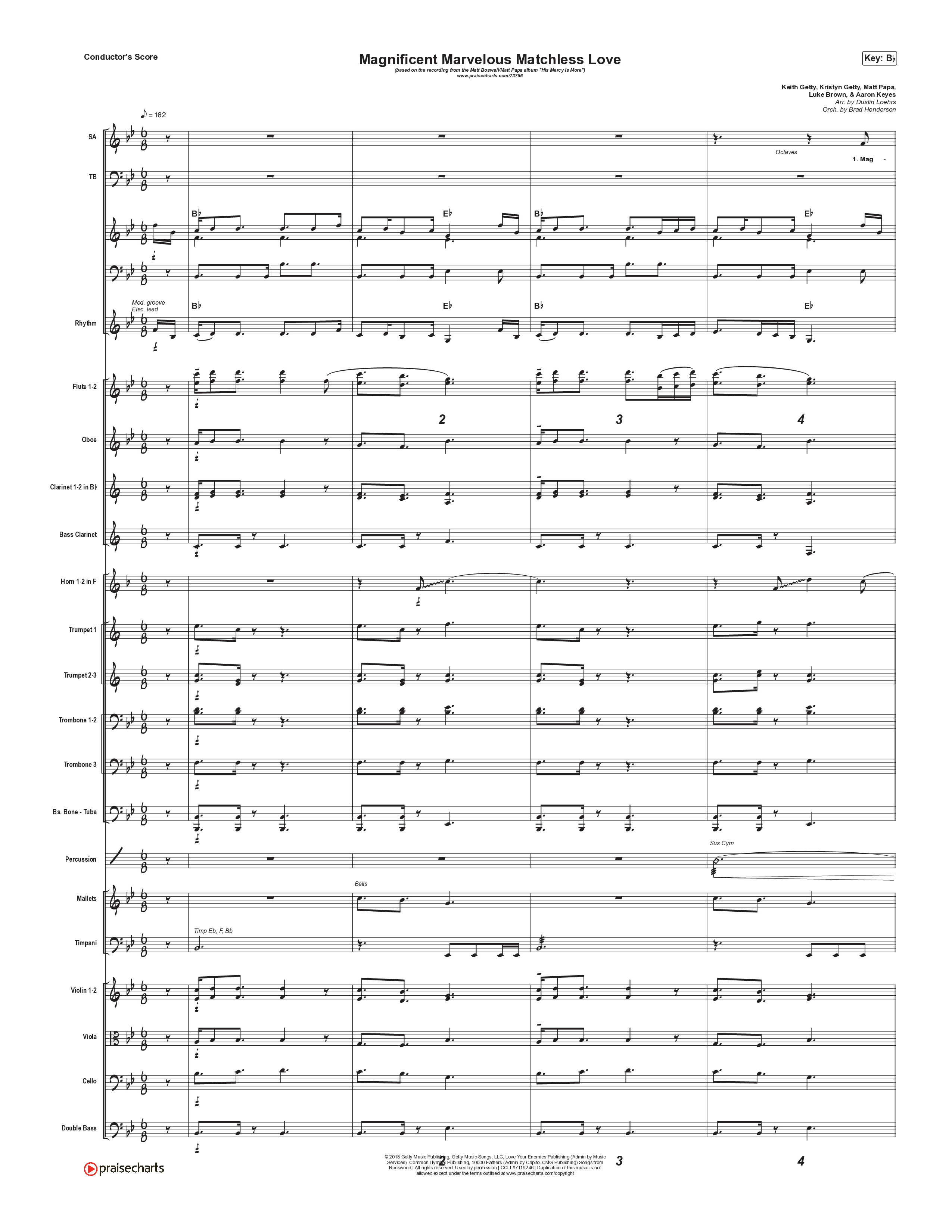 Magnificent Marvelous Matchless Love Orchestration (Matt Boswell / Matt Papa)