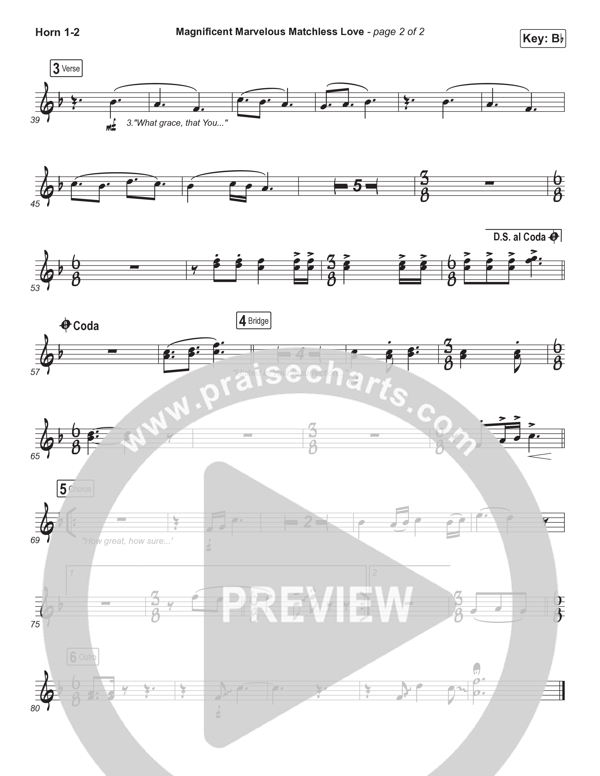 Magnificent Marvelous Matchless Love French Horn (Matt Boswell / Matt Papa)