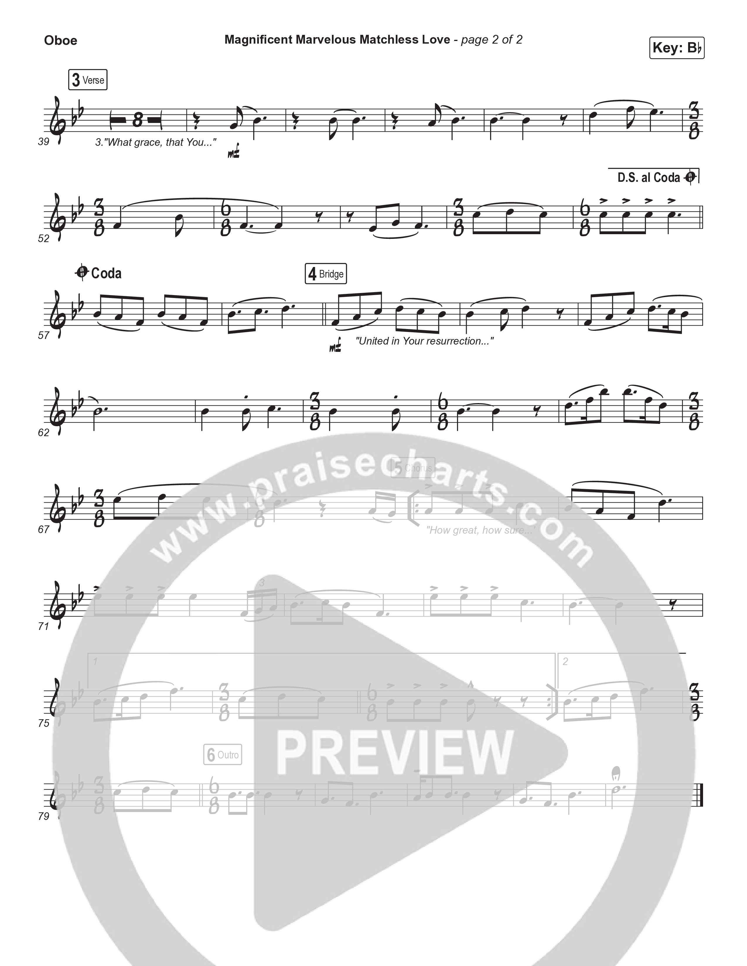 Magnificent Marvelous Matchless Love Oboe (Matt Boswell / Matt Papa)