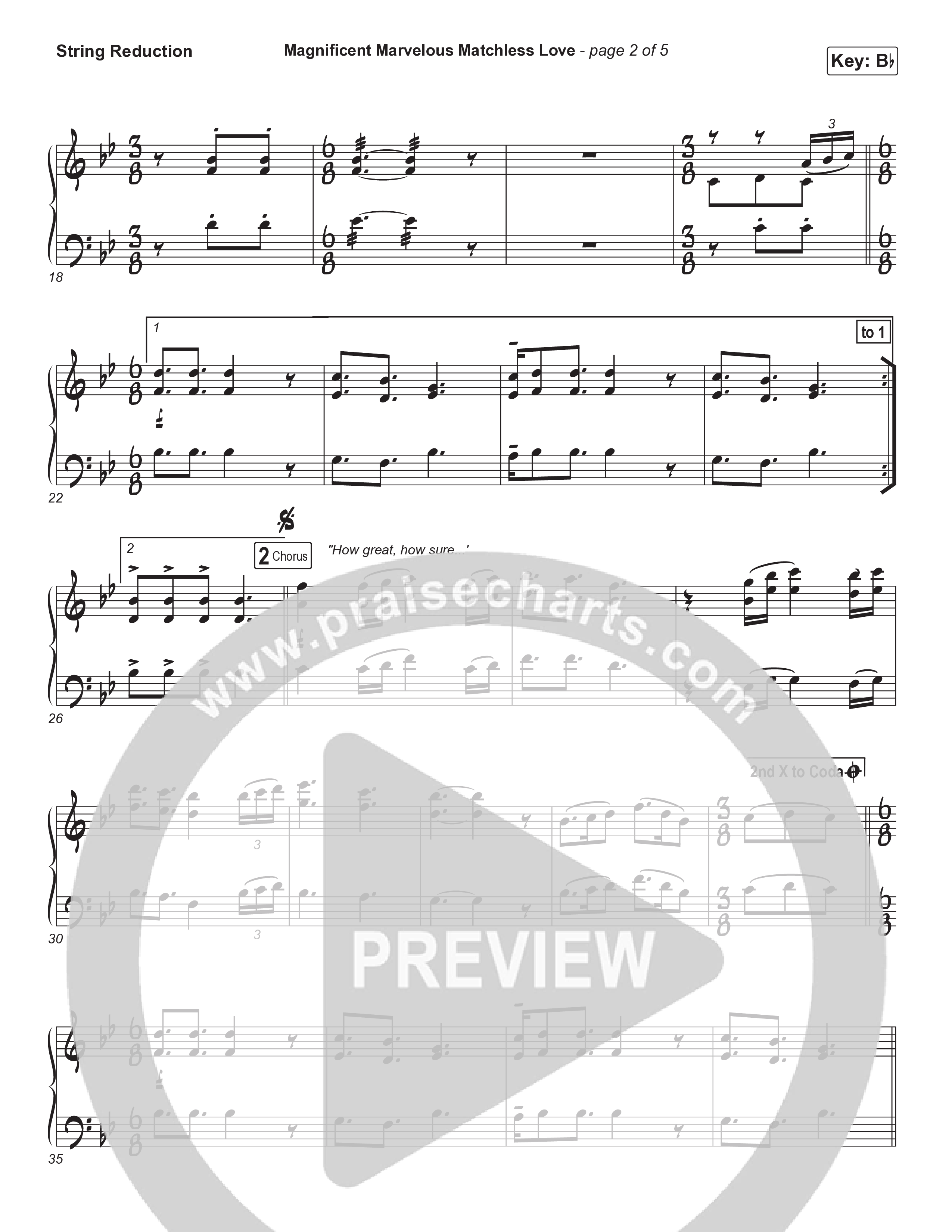 Magnificent Marvelous Matchless Love String Reduction (Matt Boswell / Matt Papa)