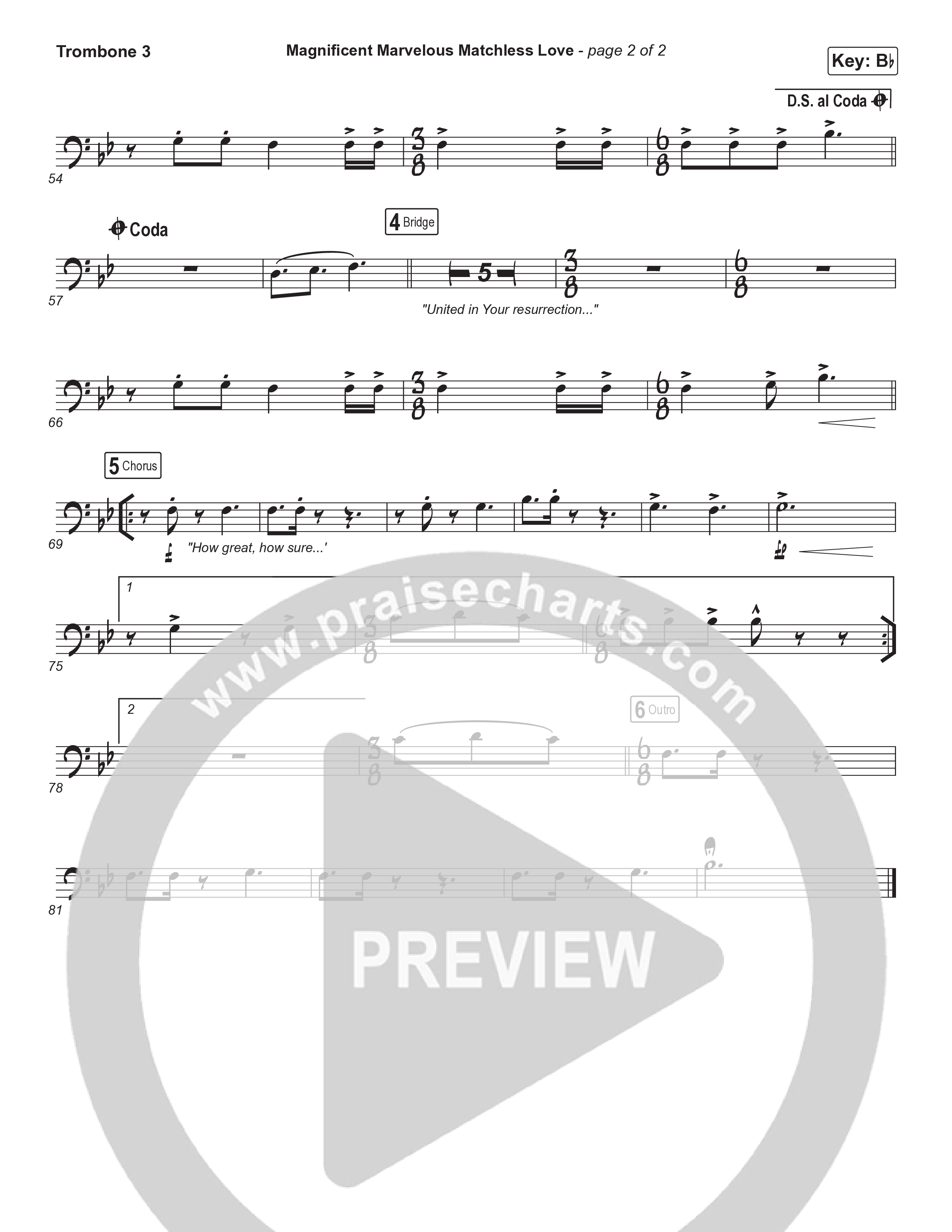 Magnificent Marvelous Matchless Love Trombone 3 (Matt Boswell / Matt Papa)