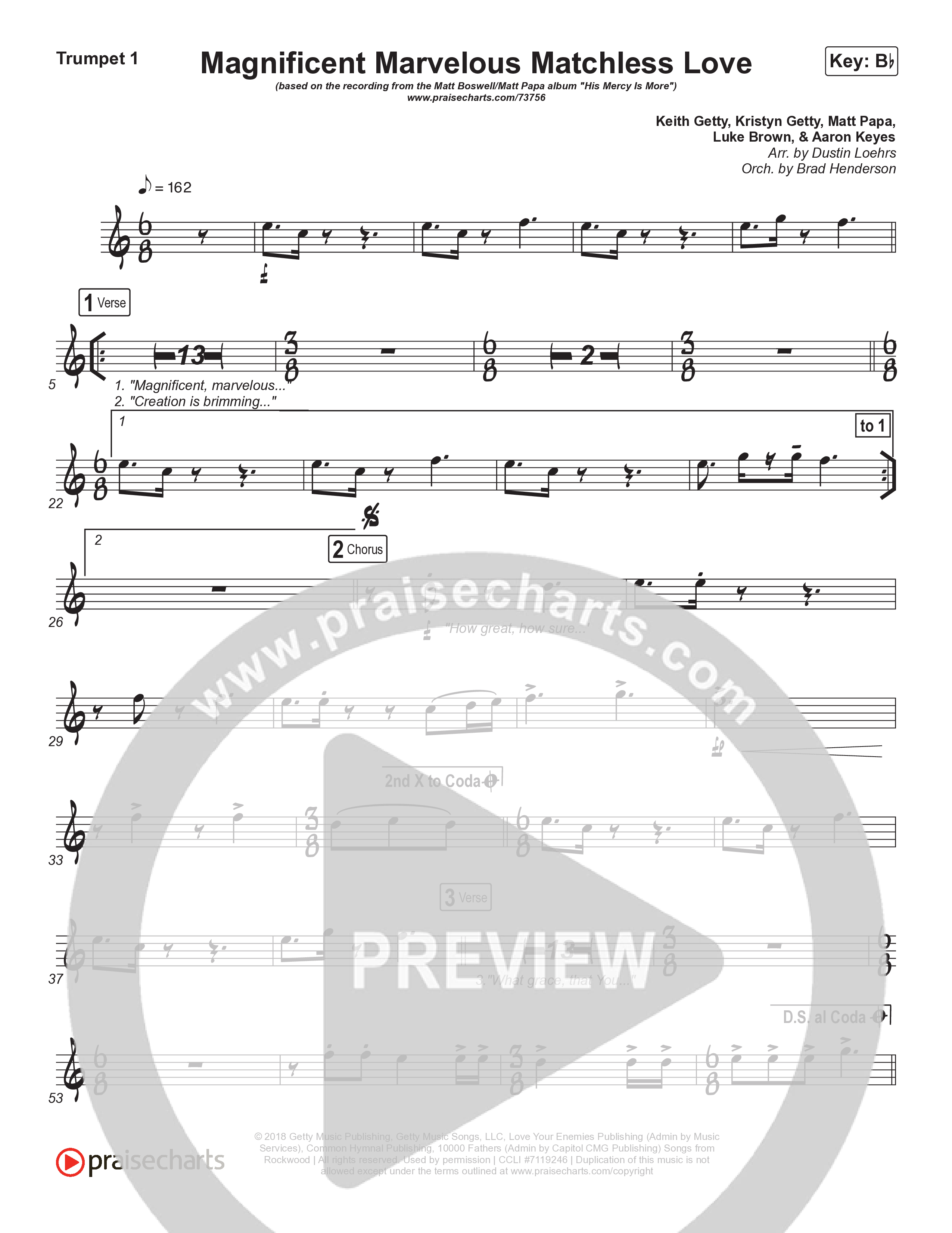 Magnificent Marvelous Matchless Love Trumpet 1 (Matt Boswell / Matt Papa)