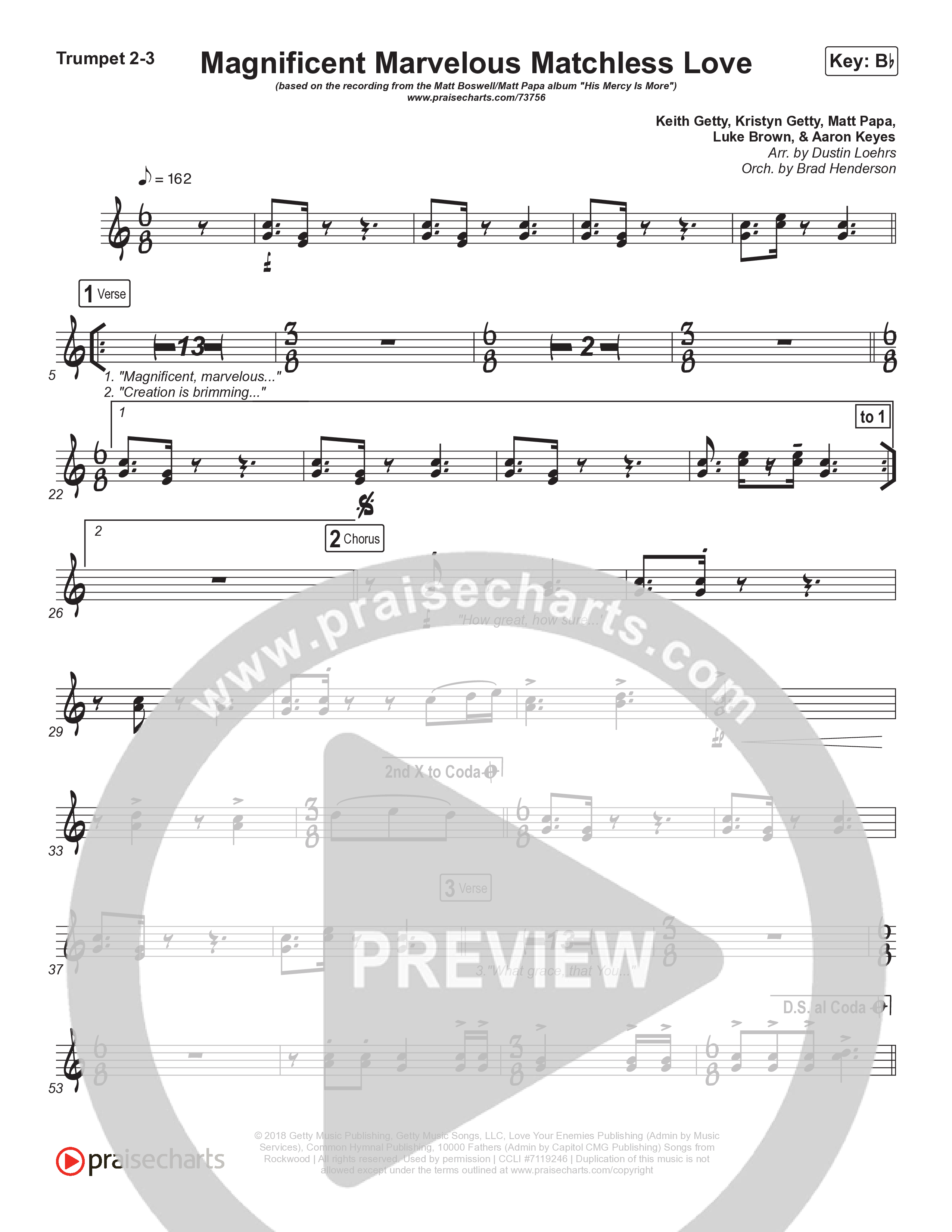 Magnificent Marvelous Matchless Love Trumpet 2/3 (Matt Boswell / Matt Papa)