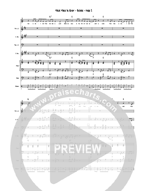 Your Yoke Is Easy Brass Ensemble (Rebecca Hardiman)