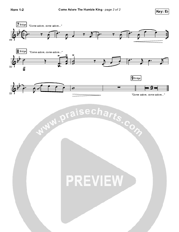 Come Adore The Humble King Brass Pack (Matt Boswell / Matt Papa)