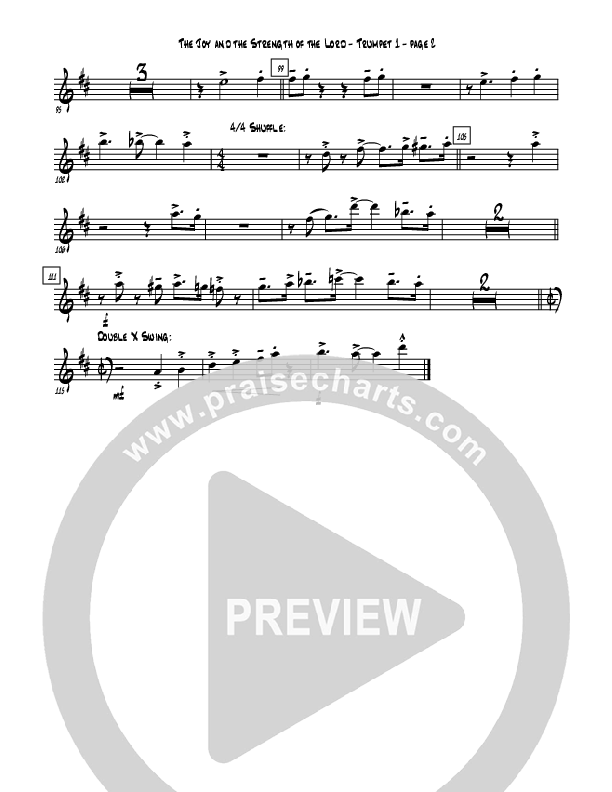 The Joy And The Strength Of The Lord Trumpet 1 (Rebecca Hardiman)