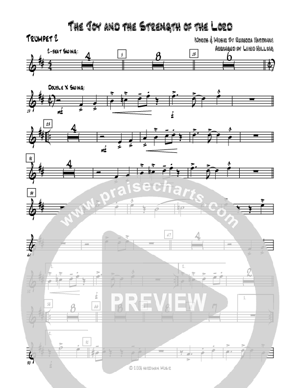 The Joy And The Strength Of The Lord Trumpet 2 (Rebecca Hardiman)