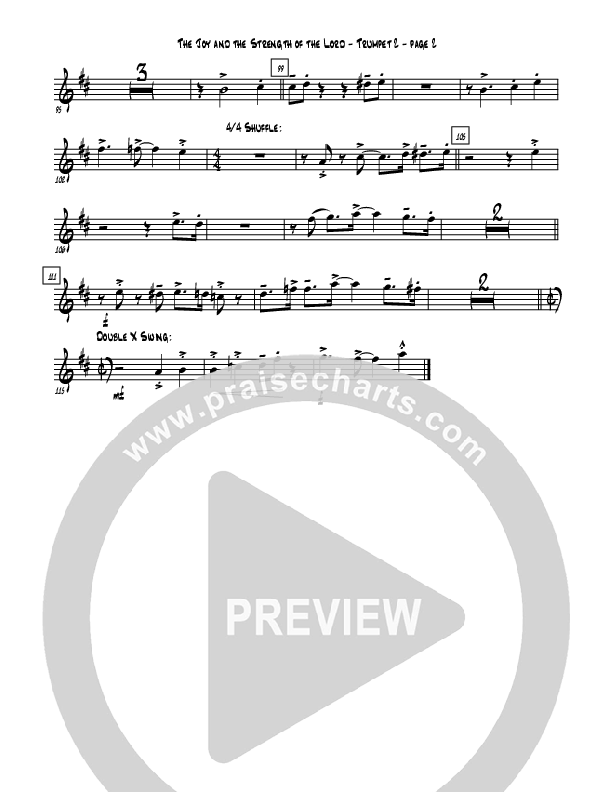 The Joy And The Strength Of The Lord Trumpet 2 (Rebecca Hardiman)