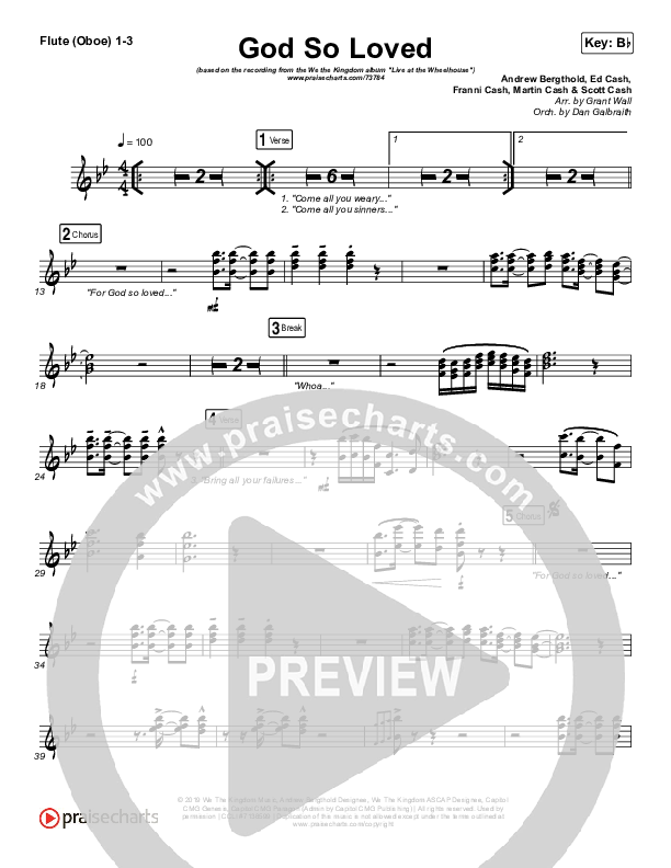 God So Loved (Live) Wind Pack (We The Kingdom)