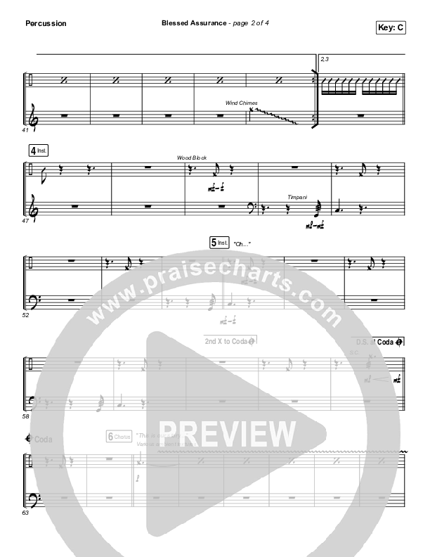 Blessed Assurance Percussion (Jeremy Riddle)