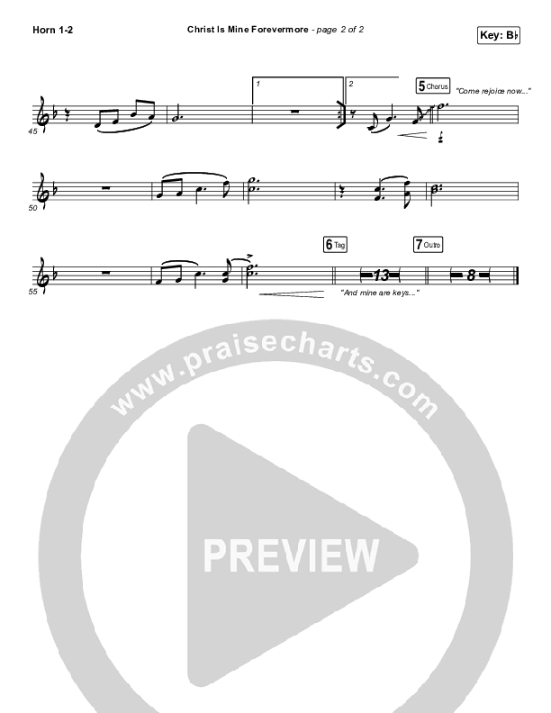 Christ Is Mine Forevermore Brass Pack (CityAlight)