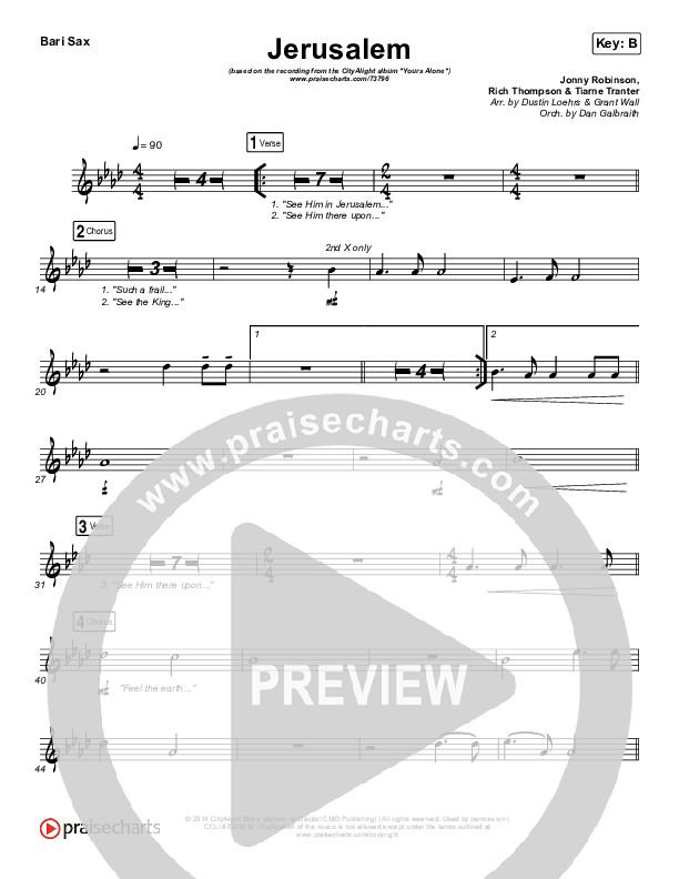 Jerusalem Bari Sax (CityAlight)