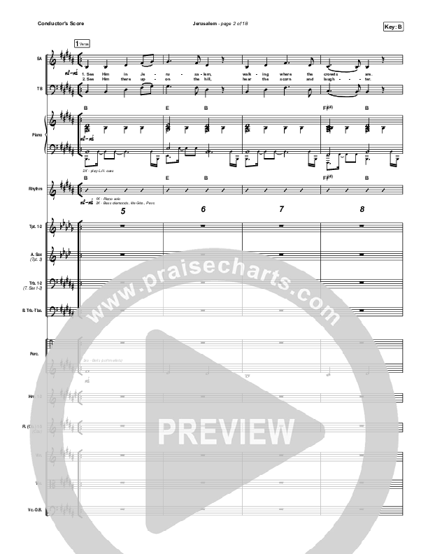 Jerusalem Conductor's Score (CityAlight)