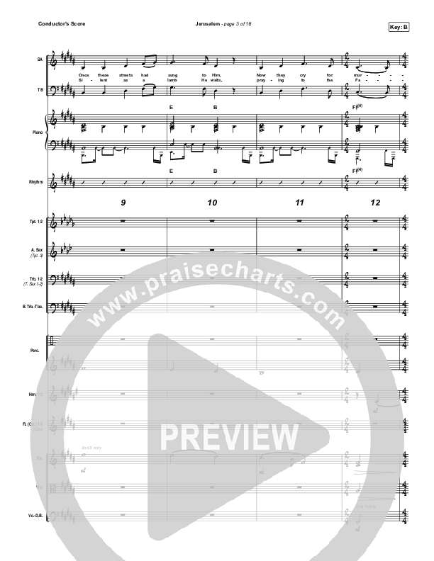 Jerusalem Conductor's Score (CityAlight)