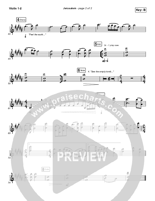 Jerusalem Violin 1/2 (CityAlight)