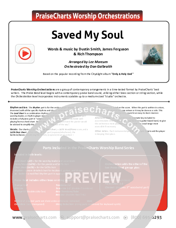 Saved My Soul Orchestration (CityAlight)