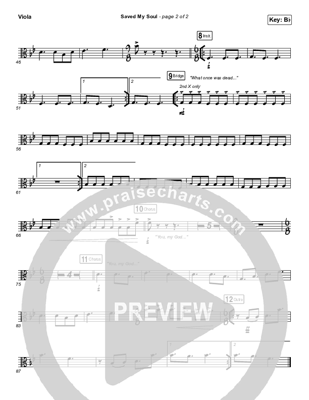 Saved My Soul Viola (CityAlight)