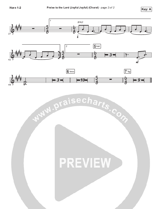 Praise To The Lord (Joyful Joyful) (Choral Anthem SATB) Brass Pack (Shane & Shane/The Worship Initiative / Arr. Luke Gambill)