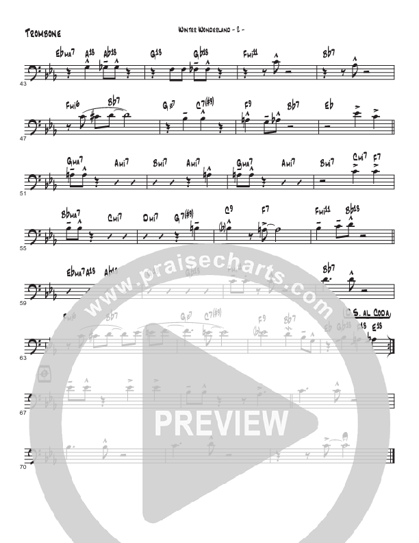 Winter Wonderland  (Instrumental) Trombone (Brad Henderson)