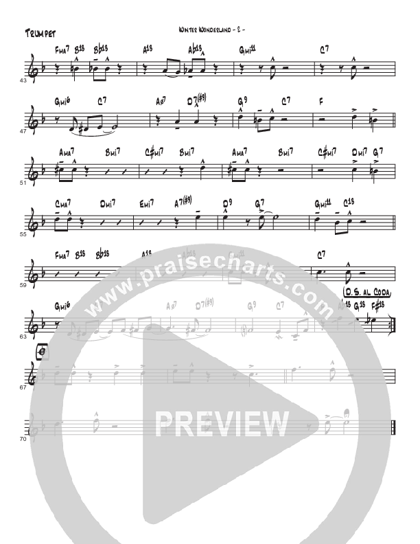 Winter Wonderland  (Instrumental) Trumpet (Brad Henderson)