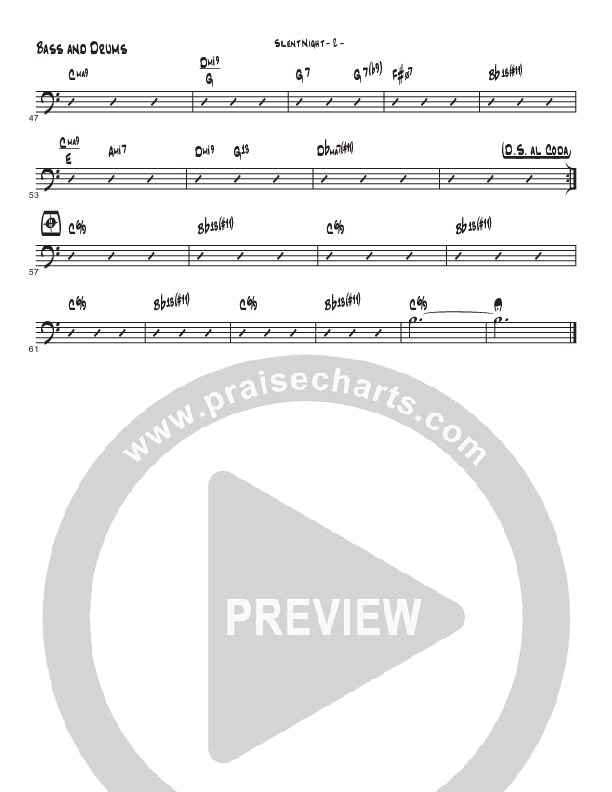 Silent Night (Instrumental) Drum Set (Brad Henderson)