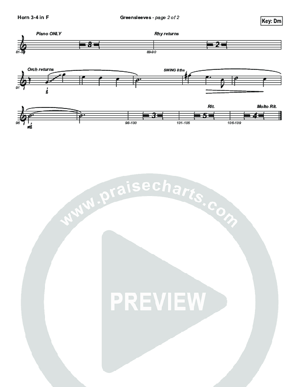 Greensleeves (Instrumental) French Horn (Brad Henderson)