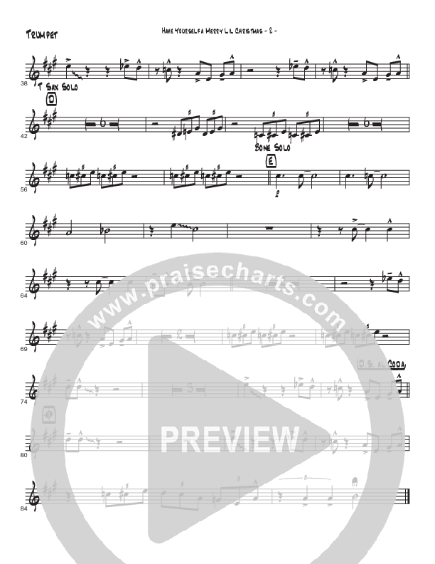 Have Yourself A Merry Little Christmas (Instrumental) Trumpet (Brad Henderson / Justin Pierce)