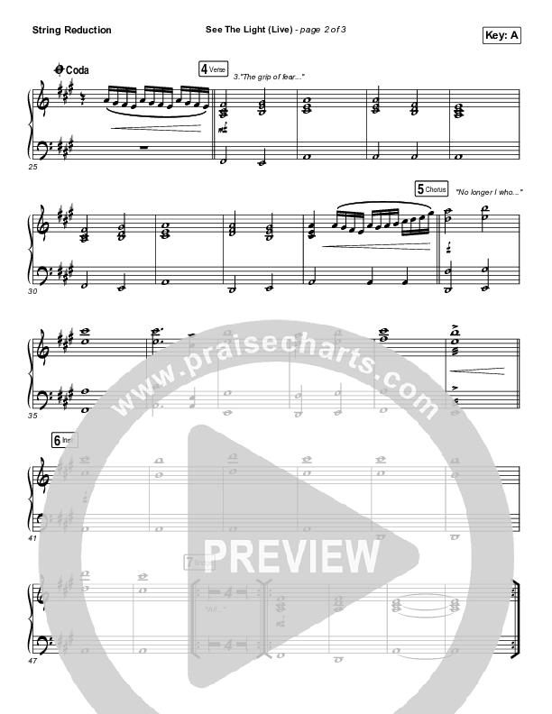 See The Light (Live) String Pack (Hillsong Worship)