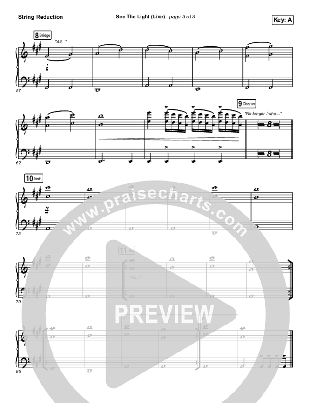 See The Light (Live) String Pack (Hillsong Worship)