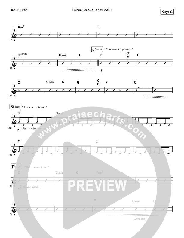 I Speak Jesus Acoustic Guitar (Here Be Lions)