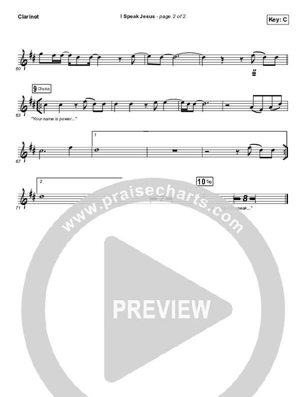 I Speak Jesus Clarinet (Here Be Lions)