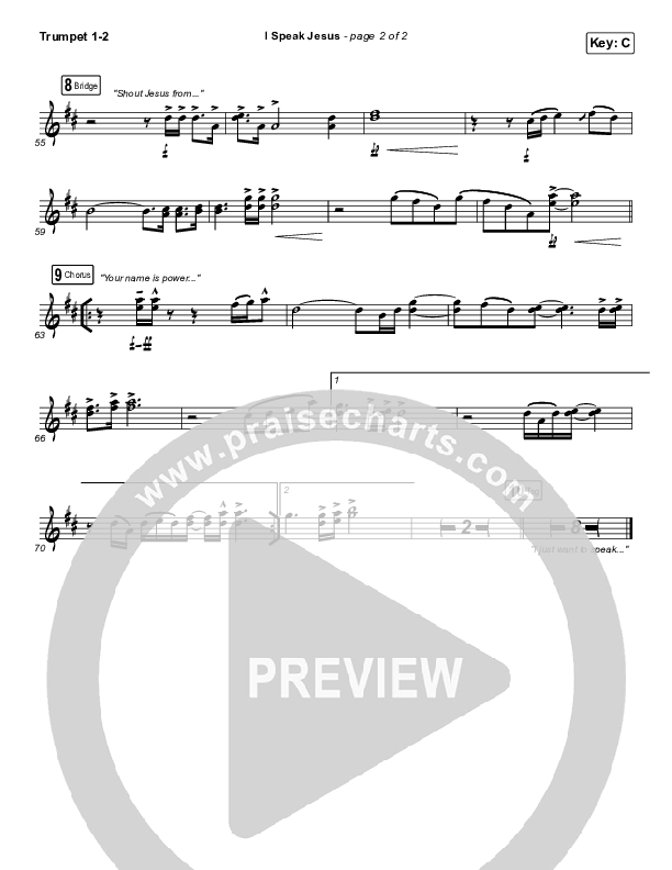 I Speak Jesus Trumpet 1,2 (Here Be Lions)