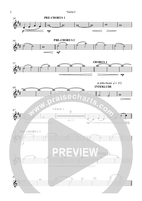 Born In Bethlehem Violin 1 (Highlands Worship)
