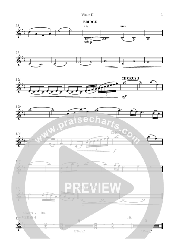 Born In Bethlehem Violin 2 (Highlands Worship)