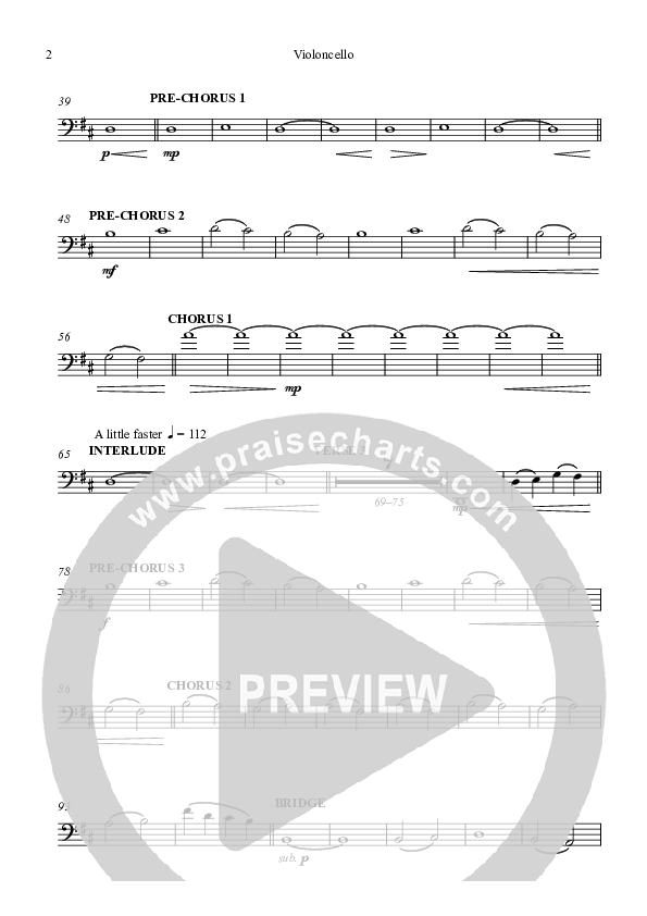 Born In Bethlehem Violincello (Highlands Worship)