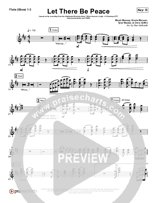 Let There Be Peace Wind Pack (Highlands Worship)