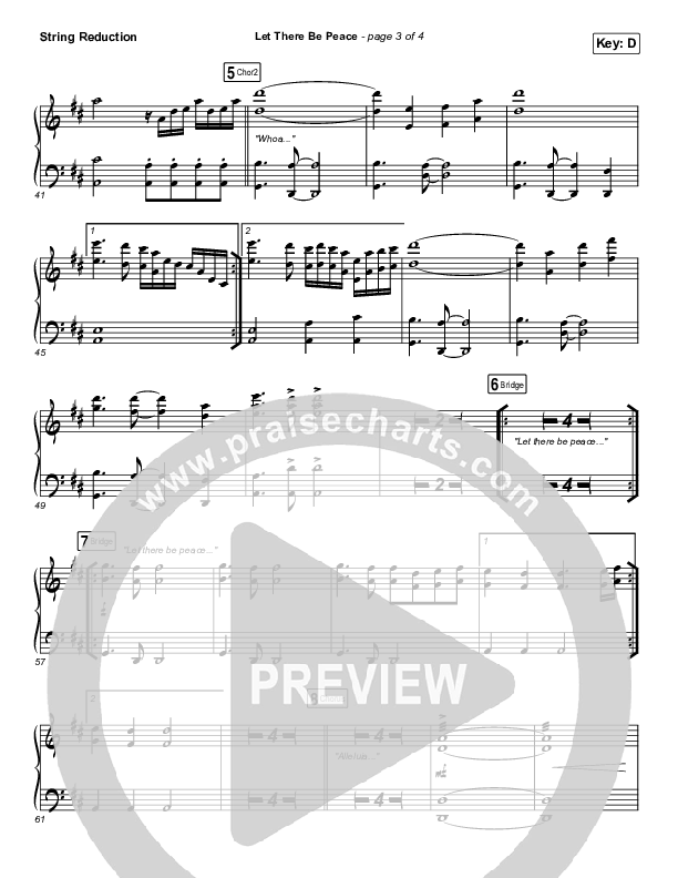 Let There Be Peace String Pack (Highlands Worship)