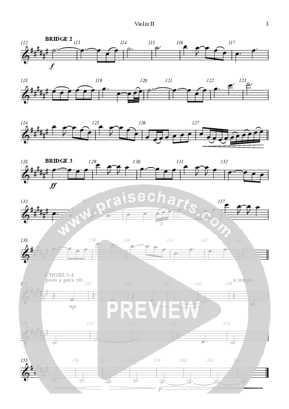 He Has Come Violin 2 (Highlands Worship)