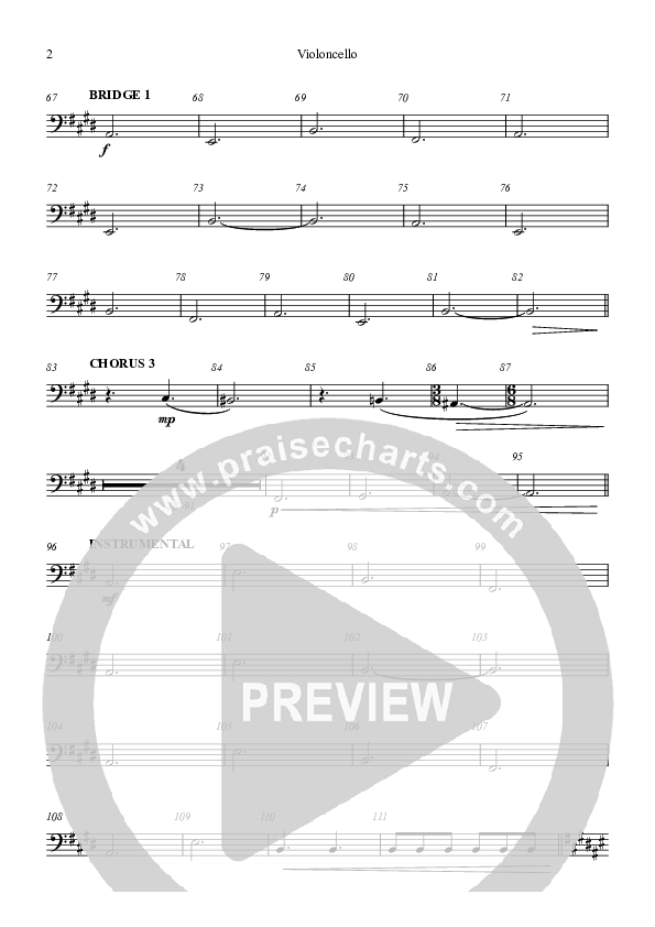 He Has Come Violincello (Highlands Worship)