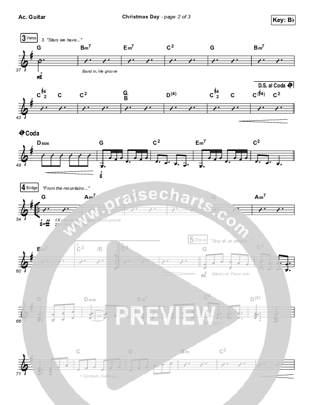 Christmas Day Acoustic Guitar (Chris Tomlin / We The Kingdom)