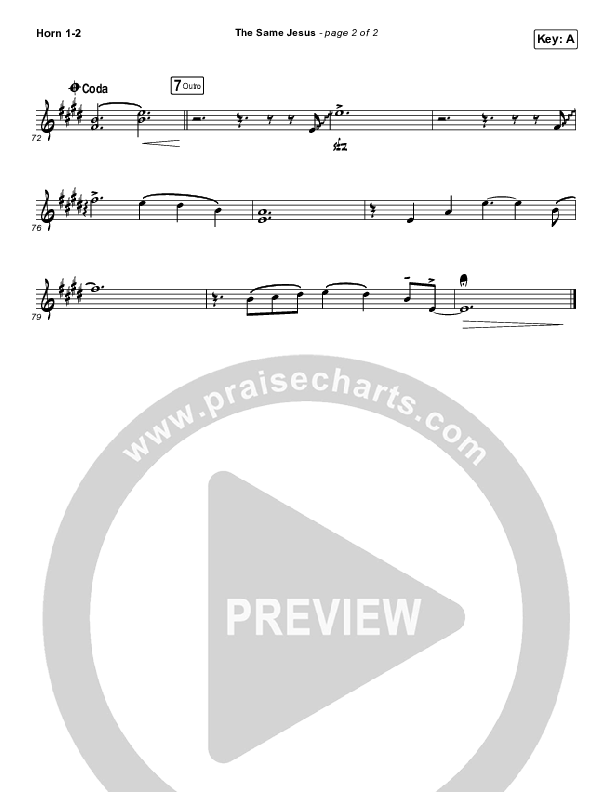 The Same Jesus (Single) Brass Pack (Matt Redman)