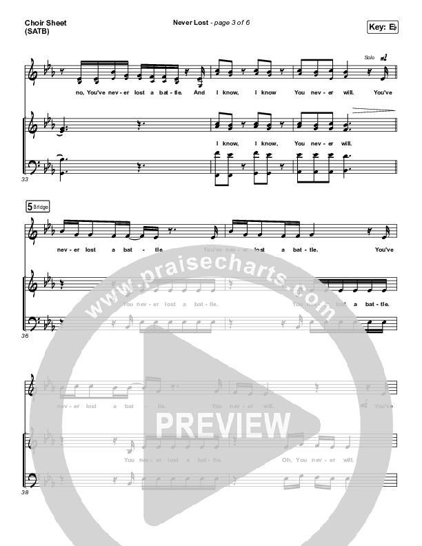 Never Lost Choir Vocals (SATB) (Elevation Worship)