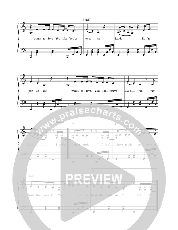 I Don't Have Much Lead Sheet (Mission House)