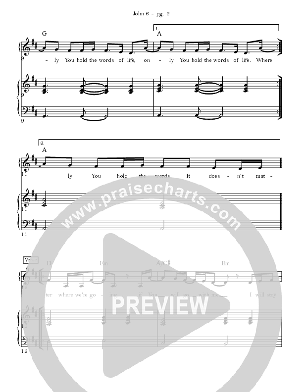 John 6 Lead & Piano (Mission House)