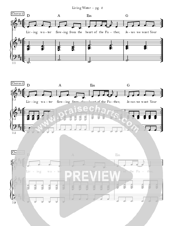 Living Water Lead & Piano (Mission House)