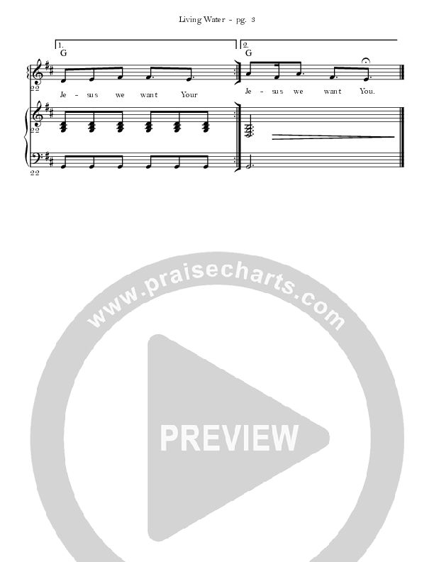 Living Water Lead & Piano (Mission House)