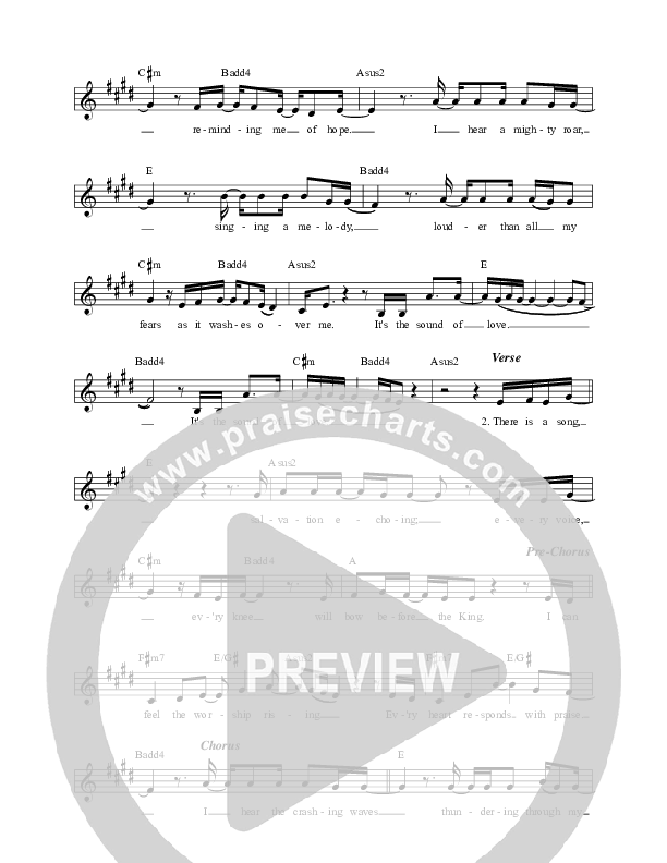 The Sound Of Love Choir Sheet (SATB) (The Porter's Gate / Leslie Jordan / All Sons & Daughters)