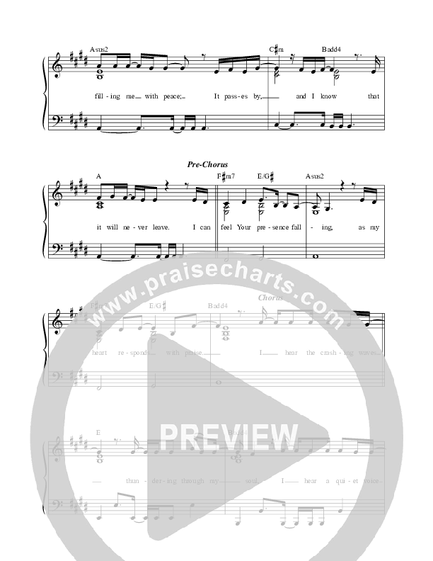 The Sound Of Love Lead Sheet (The Porter's Gate / Leslie Jordan / All Sons & Daughters)